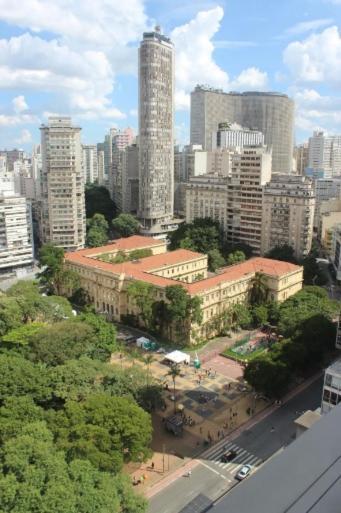 Studio Vista Para Cidade Apartment Sao Paulo Bagian luar foto